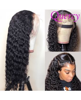 Transparent lace 13*4 lace front wig water wave 180% density