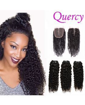 10A 3 bundles with lace closure 4*4inch water wave
