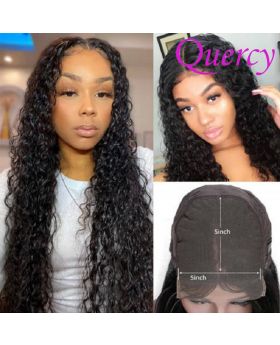 HD 5*5 lace closure wig 150% water wave